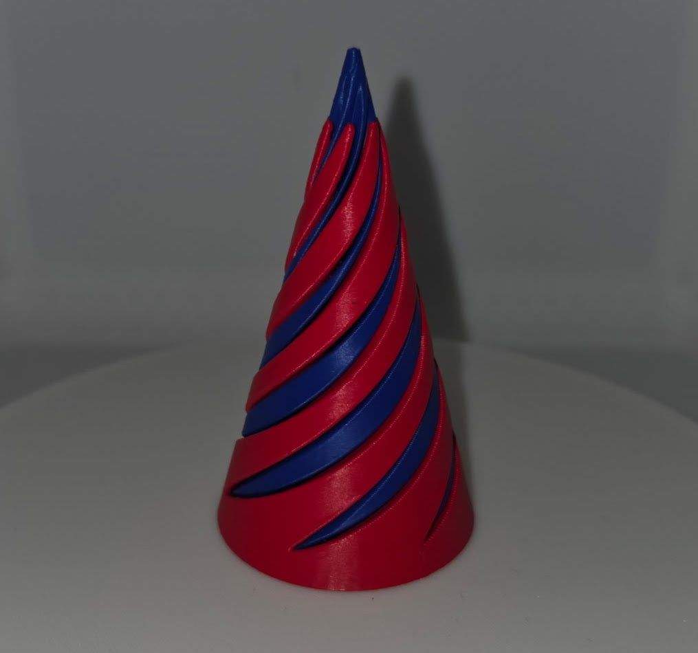 Illusion Cone Desk Sculpture
